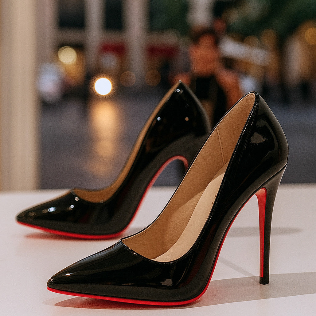 Patent Pointed Toe Stiletto Pumps