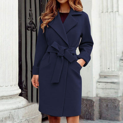 Belted Lapel Trench Coat