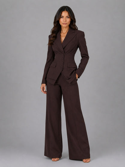 Corset Blazer Pant Set