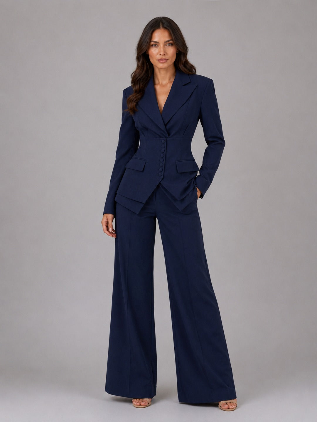 Corset Blazer Pant Set