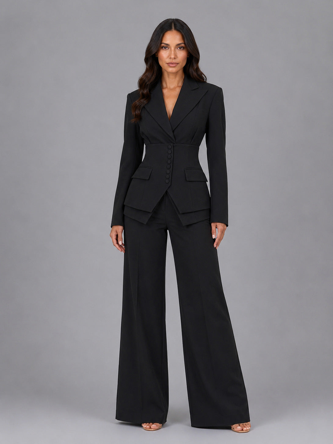 Corset Blazer Pant Set
