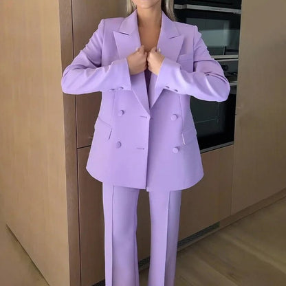 Corset Blazer Wide Leg Set
