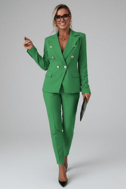 Double Breasted Blazer Matching Set