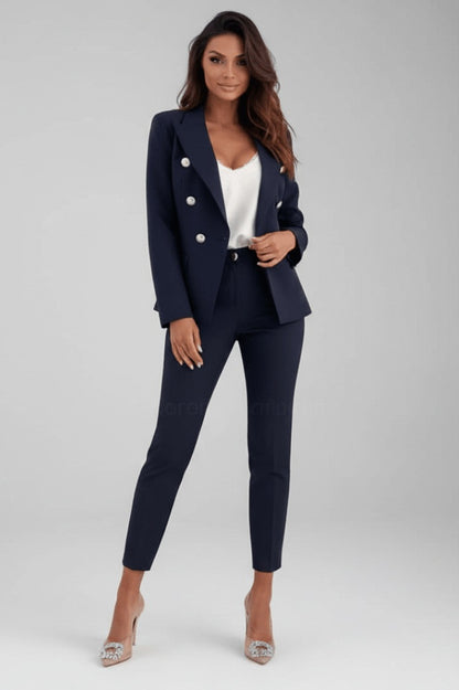Double Breasted Blazer Matching Set