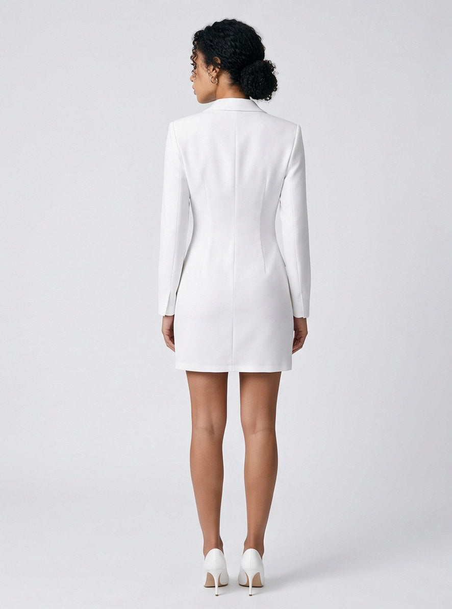Double Breasted Blazer Mini Dress