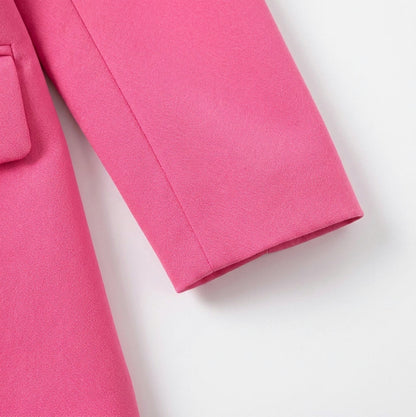 Fitted Long Sleeve Blazer Matching Set
