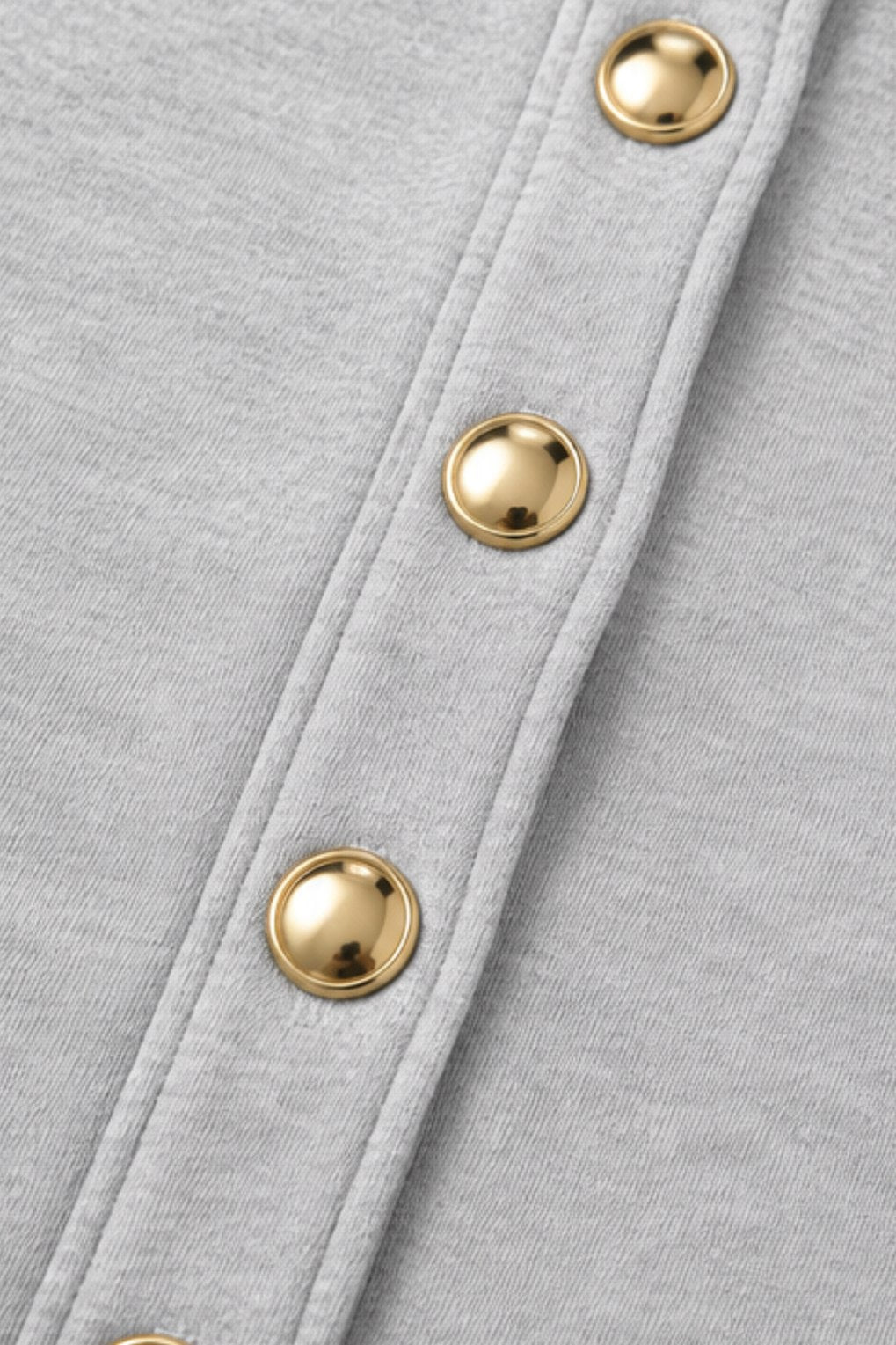 Fleece Button Front Matching Set