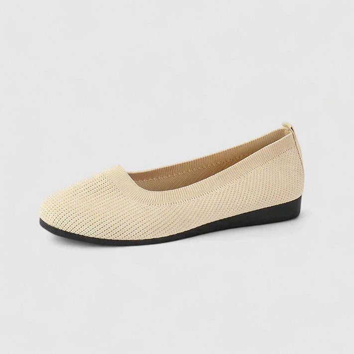 Knit Round Toe Ballet Flats