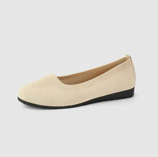 Knit Round Toe Ballet Flats