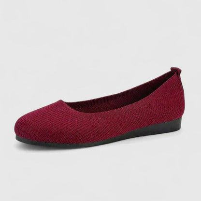 Knit Round Toe Ballet Flats