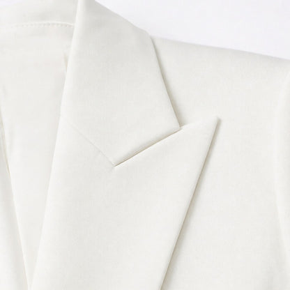 Long Sleeve Blazer Midi Dress