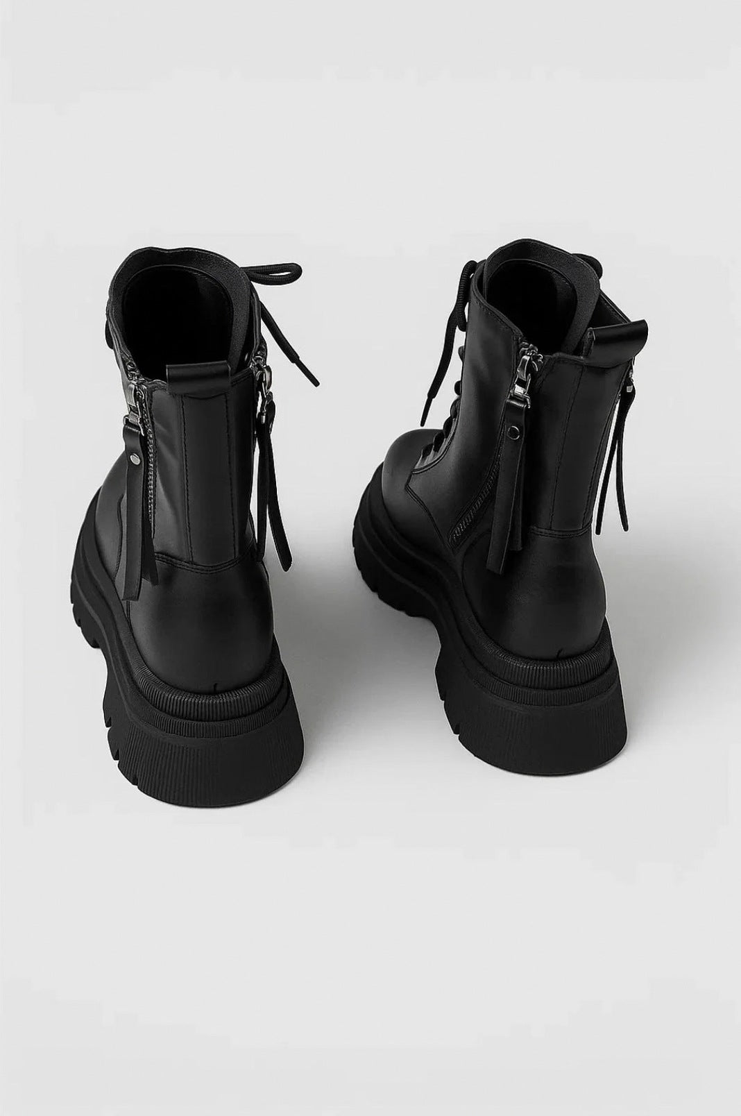 Platform Lug Sole Combat Boots