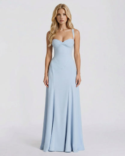 Sweetheart Drop Waist Maxi Dress