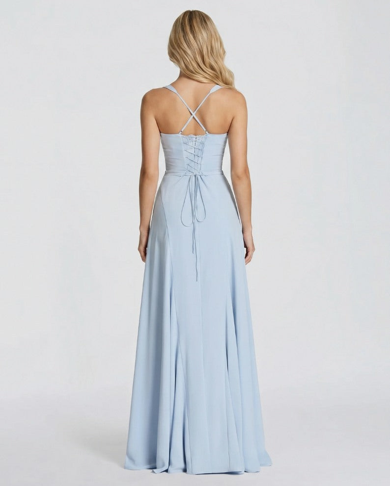 Sweetheart Drop Waist Maxi Dress