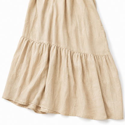Tiered Long Sleeve Maxi Dress