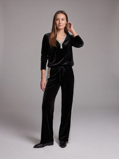 Velvet Long Sleeve Two Piece Set